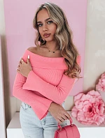 Dámská halenka s odhalenými rameny SHOWIT růžová FashionStreet MY2429