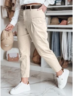 Dámské chinos kalhoty CHINOSKA light beige FashionStreet UY2557