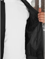 Pánská přechodná bunda bomber černá Dstreet TX5013