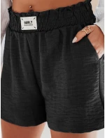 Dámské šortky OWN STYLE černé Dstreet SY0451 Dámské šortky OWN STYLE černé Dstreet SY0451
