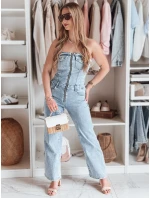 Dámský džínový overal s korzetem GORSSANKA modrý Dstreet EY2587