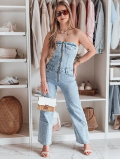Dámský džínový overal s korzetem GORSSANKA modrý Dstreet EY2587