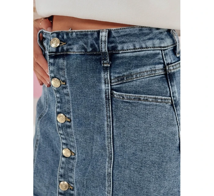 Dámská džínová sukně-šortky JANOSANNA modrá Dstreet SY0488 Dámská džínová sukně-šortky JANOSANNA modrá Dstreet SY0488