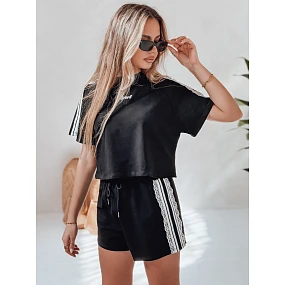 Dámská tepláková souprava LOVE SPORT černá Dstreet model 21988893 - FashionStreet
