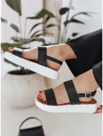 ZENELLA dámské sandály černé Dstreet ZY0964 ZENELLA dámské sandály černé Dstreet ZY0964