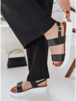 ZENELLA dámské sandály černé Dstreet ZY0964 ZENELLA dámské sandály černé Dstreet ZY0964