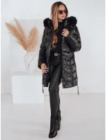 Dámská zimní bunda CASSERIE prošívaná s kapucí černá Dstreet TY4924