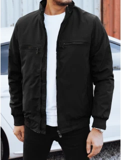 Pánská přechodná bunda černá Dstreet TX5033