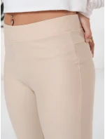 Dámské legíny béžové model 21991610 - Dstreet Dámské legíny béžové model 21991610 - Dstreet