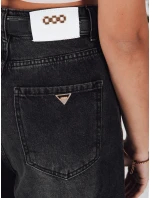 Dámské džíny balloon fit černé Dstreet UY2743 Dámské džíny balloon fit černé Dstreet UY2743