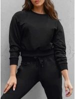 Dámská klasická černá mikina model 21993503 - Dstreet