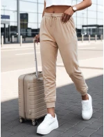 Dámské světle broskvové velurové tepláky Dstreet UY2840