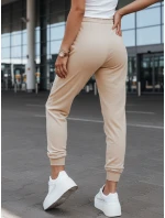 Dámské světle broskvové velurové tepláky Dstreet UY2840