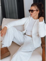 Dámská mikina s kapucí bílá model 21993683 - Dstreet Dámská mikina s kapucí bílá model 21993683 - Dstreet