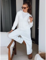 Dámská mikina s kapucí bílá model 21993683 - Dstreet Dámská mikina s kapucí bílá model 21993683 - Dstreet