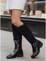 Dámské zateplené boty černé Dstreet ZY1229 Dámské zateplené boty černé Dstreet ZY1229