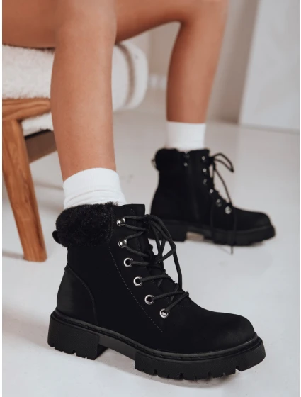 Dámské zateplené trapery černé Dstreet ZY1292 Dámské zateplené trapery černé Dstreet ZY1292