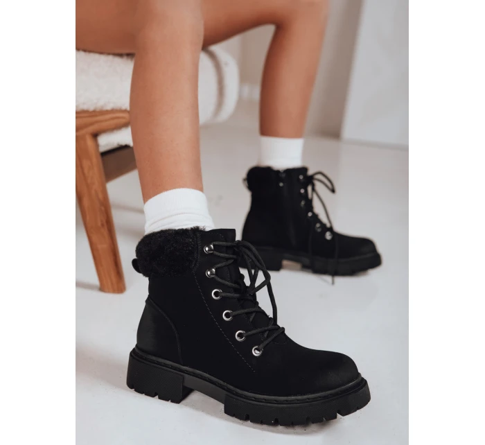 Dámské zateplené trapery černé Dstreet ZY1292 Dámské zateplené trapery černé Dstreet ZY1292