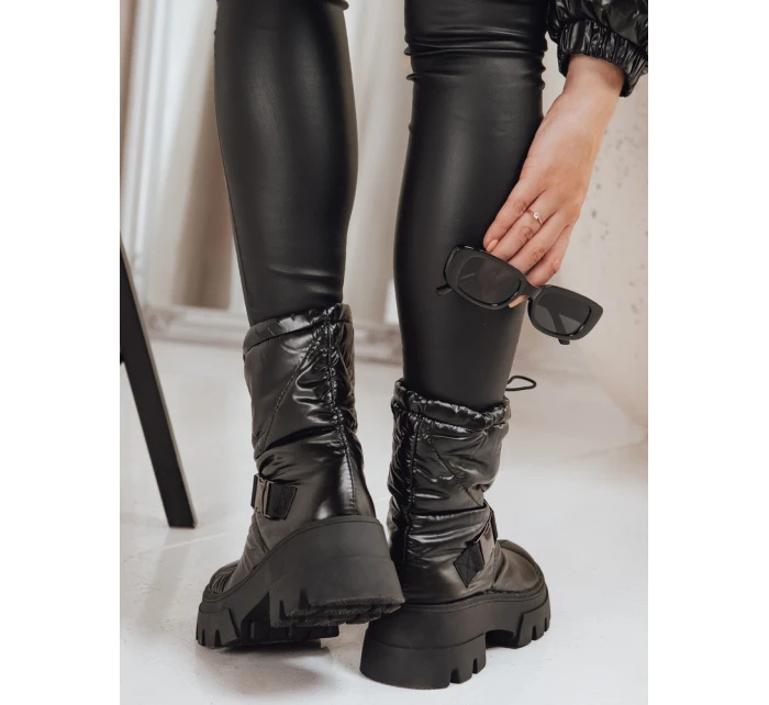 Dámské traperské boty černé Dstreet ZY1299 Dámské traperské boty černé Dstreet ZY1299