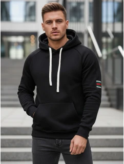 Pánská mikina s kapucí černá Dstreet BX5943