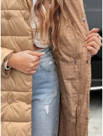 Dámský zimní kabát oboustranný velbloudí Dstreet TY5480