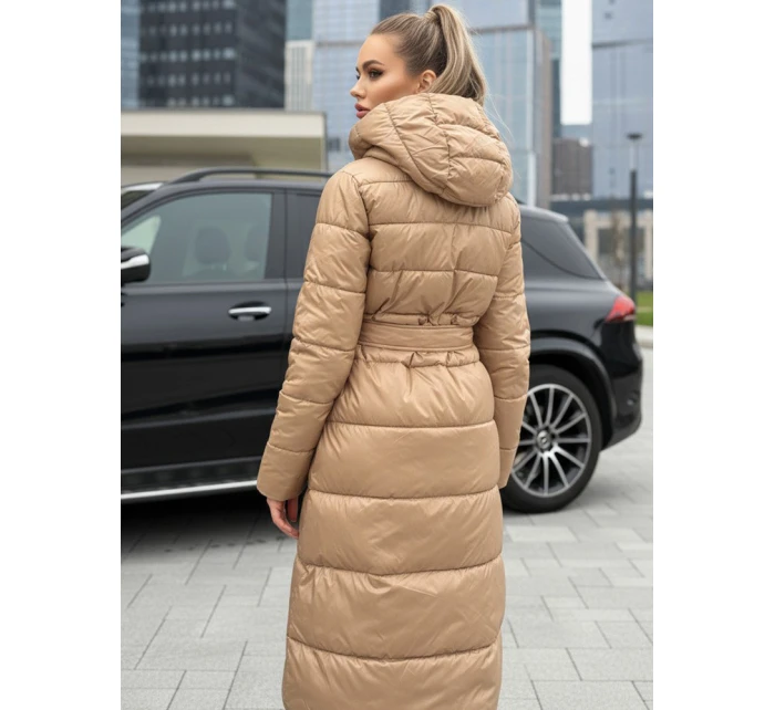 Dámský zimní kabát oboustranný velbloudí Dstreet TY5480 Dámský zimní kabát oboustranný velbloudí Dstreet TY5480