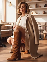 Dámské semišové velbloudí boty FashionStreet ZY1309