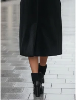 Dámské boty na podpatku černé Dstreet ZY1311 Dámské boty na podpatku černé Dstreet ZY1311