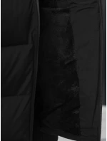 Pánská prošívaná zimní bunda s kapucí černá Dstreet TX5117