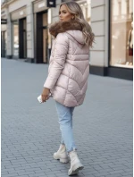 Dámská zimní bunda s kapucí WINTERCHIC růžová Dstreet TY4441z