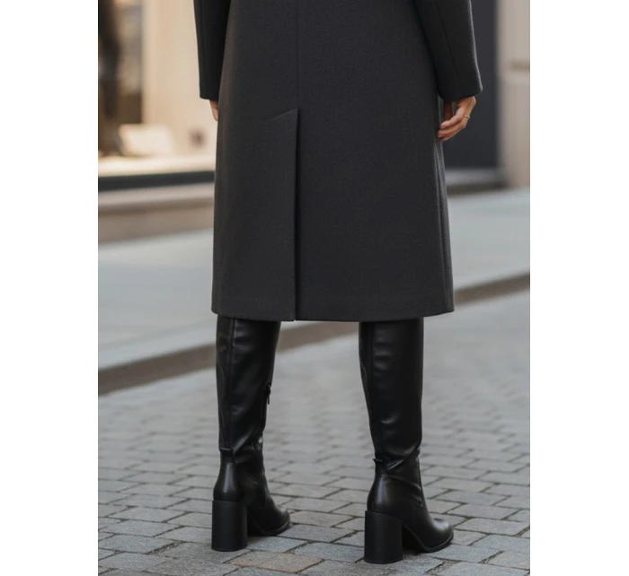 Dámské černé kozačky na podpatku Dstreet ZY1334 Dámské černé kozačky na podpatku Dstreet ZY1334