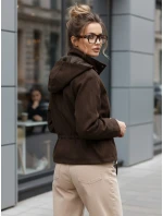 Dámská čokoládová semišová bunda hitem sezóny FashionStreet TY5576