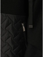 Dámská přechodná bunda oversize s kapucí černá FashionStreet TY5594