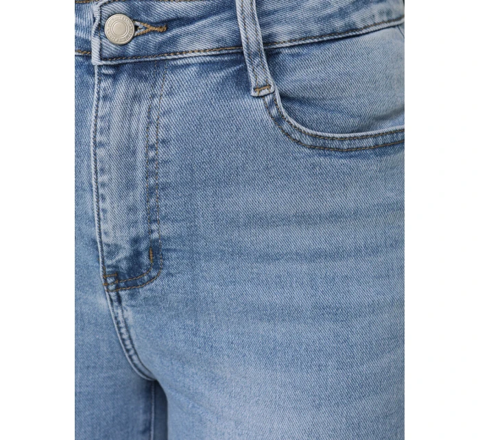 Jeansy damskie z wysokim stanem niebieskie FashionStreet UY2913 Jeansy damskie z wysokim stanem niebieskie FashionStreet UY2913