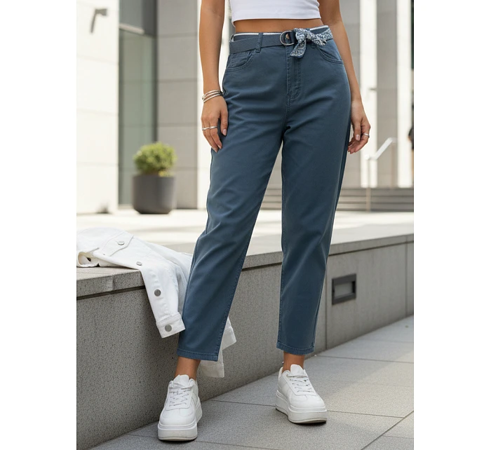 Dámské džíny mom fit s vysokým pasem modré FashionStreet UY2933 Dámské džíny mom fit s vysokým pasem modré FashionStreet UY2933