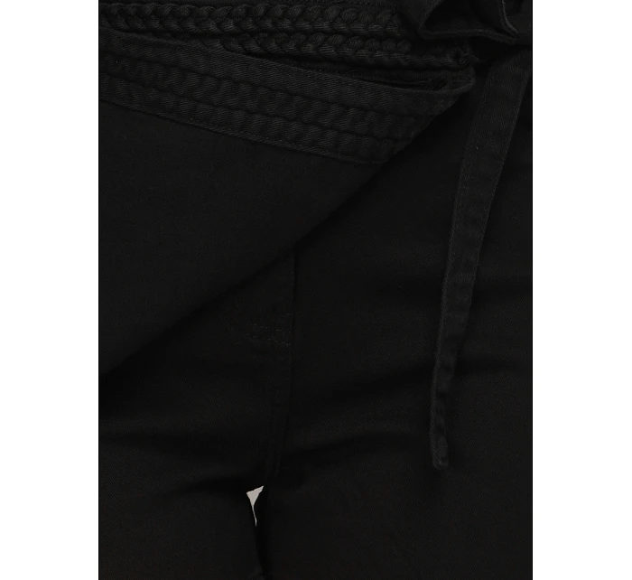 Dámská džínová sukně-šortky černá FashionStreet SY0494 Dámská džínová sukně-šortky černá FashionStreet SY0494