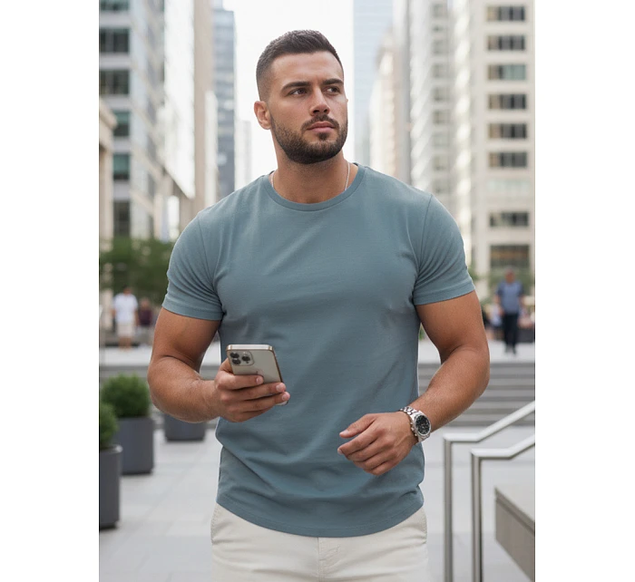 Pánské klasické benzínové tričko FashionStreet RX5678 Pánské klasické benzínové tričko FashionStreet RX5678