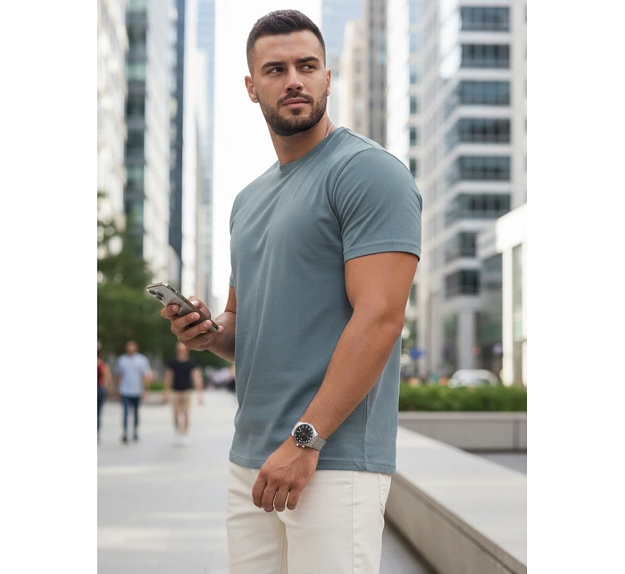 Pánské klasické benzínové tričko FashionStreet RX5678 Pánské klasické benzínové tričko FashionStreet RX5678