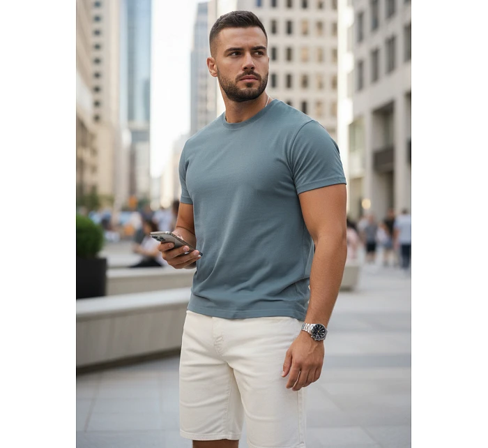 Pánské klasické benzínové tričko FashionStreet RX5678 Pánské klasické benzínové tričko FashionStreet RX5678