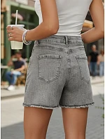 Dámská šedá sukně-šortky FashionStreet SY0529