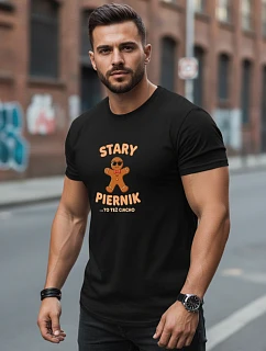 Pánské tričko s potiskem OLD BIRDERS černé FashionStreet NX0108R
