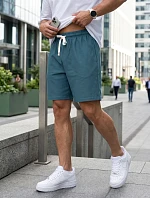 Pánské modré teplákové kraťasy FashionStreet SX2636