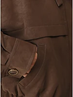 kurtka zimowa damska z brązowa model 22352940 - FashionStreet kurtka zimowa damska z brązowa model 22352940 - FashionStreet