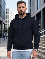Bluza męska z kapturem z nadrukiem ORIGINALS granatowa model 22350751 - FashionStreet