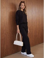 Komplet damski dresowy czarny FashionStreet AY1226 Komplet damski dresowy czarny FashionStreet AY1226