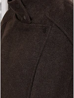 Kurtka damska z wełną krótka brązowa FashionStreet TY6034 Kurtka damska z wełną krótka brązowa FashionStreet TY6034