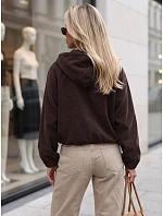 Kurtka damska oversize z kapturem model 22366707 - FashionStreet Kurtka damska oversize z kapturem model 22366707 - FashionStreet