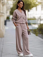 Dámská souprava z manšestru s kardiganem Fango od FashionStreet AY1231