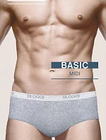 Pánské slipy men Basic Midi 2P - BLACK - černé 0034 - SLOGGI