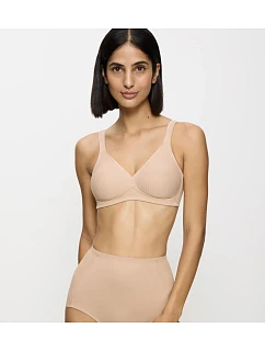 MODERN SOFT+COTTON - Proužkovaná bavlněná podprsenka bez kostic Triumph
